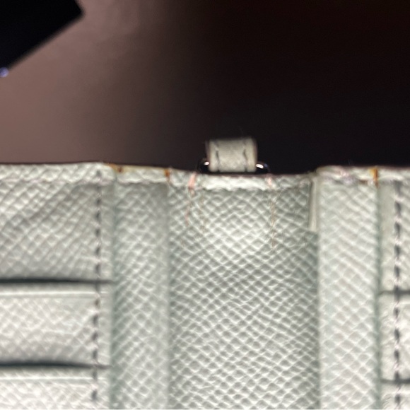 Mint Green Coach Wristlet - Picture 4 of 9